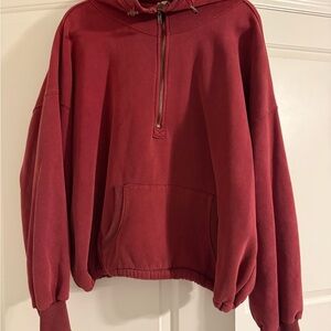 BiBi Women's Burgundy Hoodie Sweater